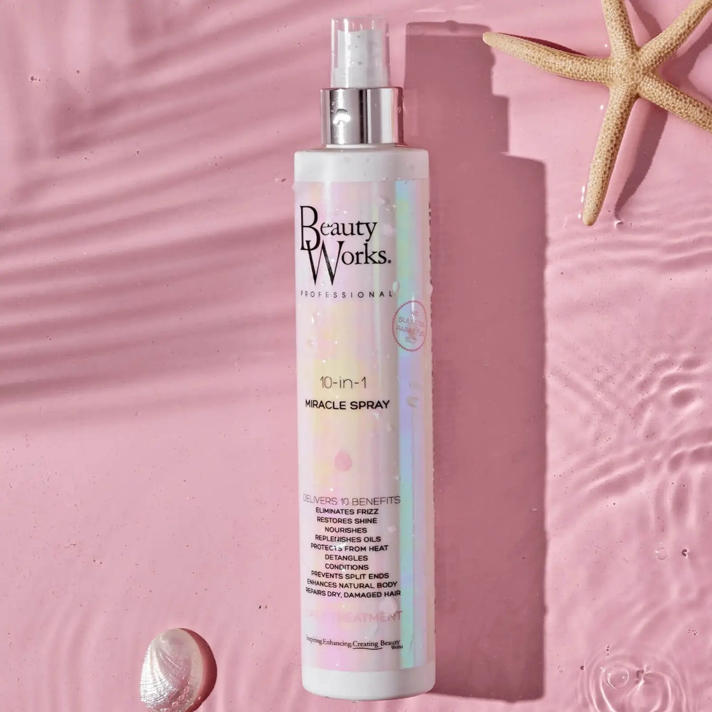 BEAUTY WORKS Ten-in-One Miracle Heat Protect Spray