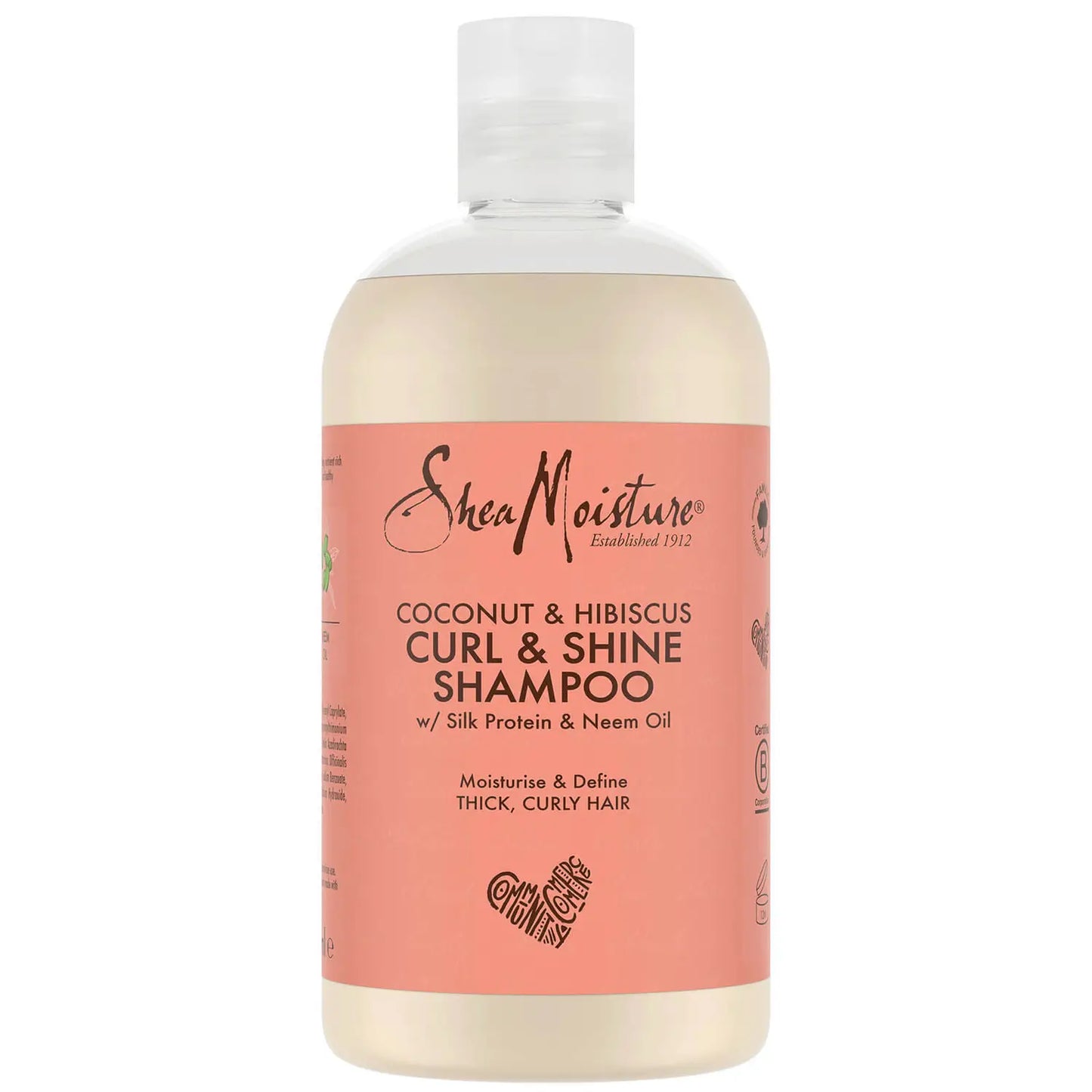 SHEA MOISTURE Coconut & Hibiscus Curl & Shine Shampoo 384ml