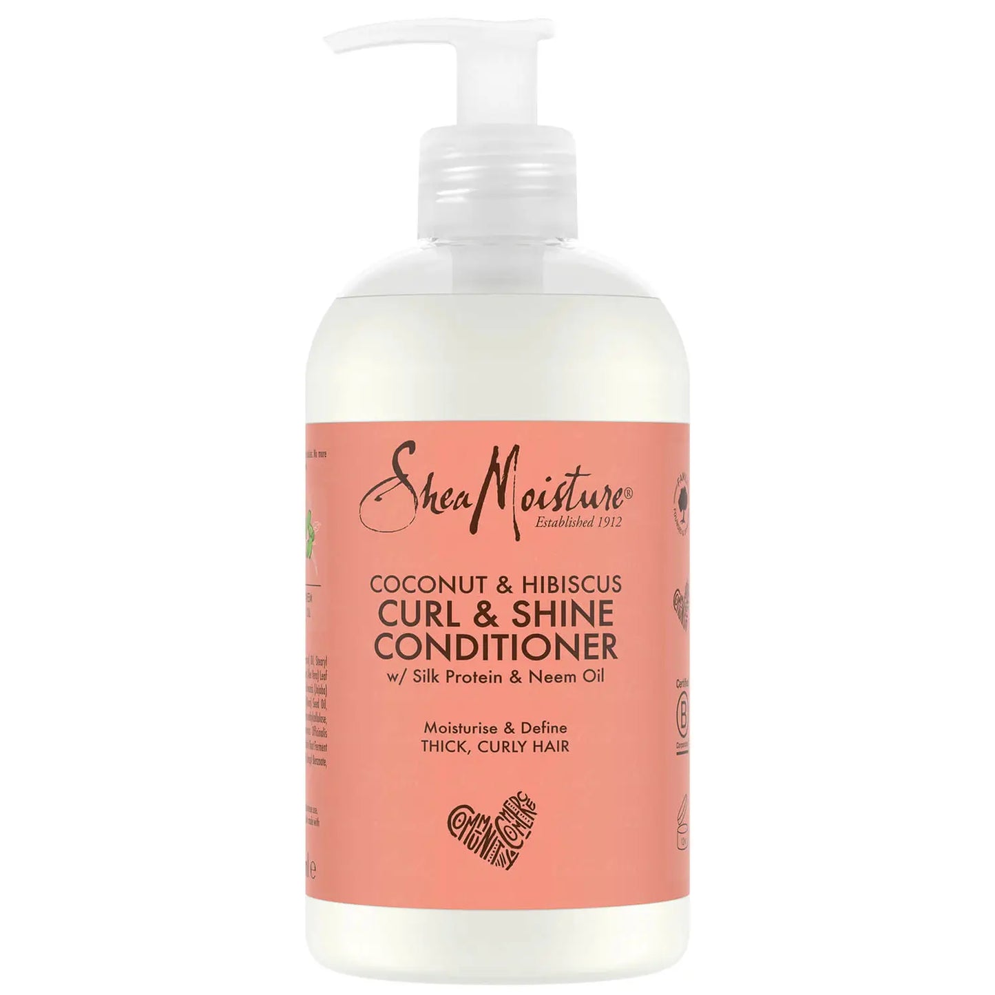 SHEA MOISTURE Coconut & Hibiscus Curl & Shine Conditioner 384ml