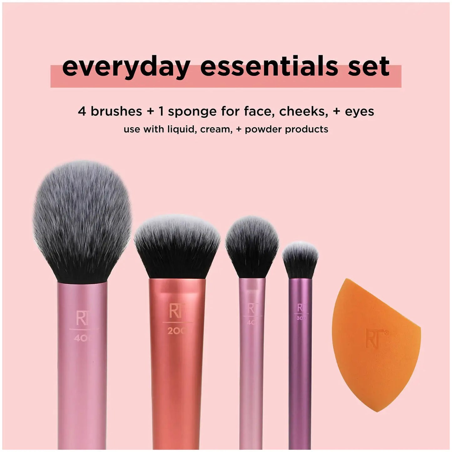 REAL TECHNIQUES Everyday Essentials Brush Set (Worth £35)