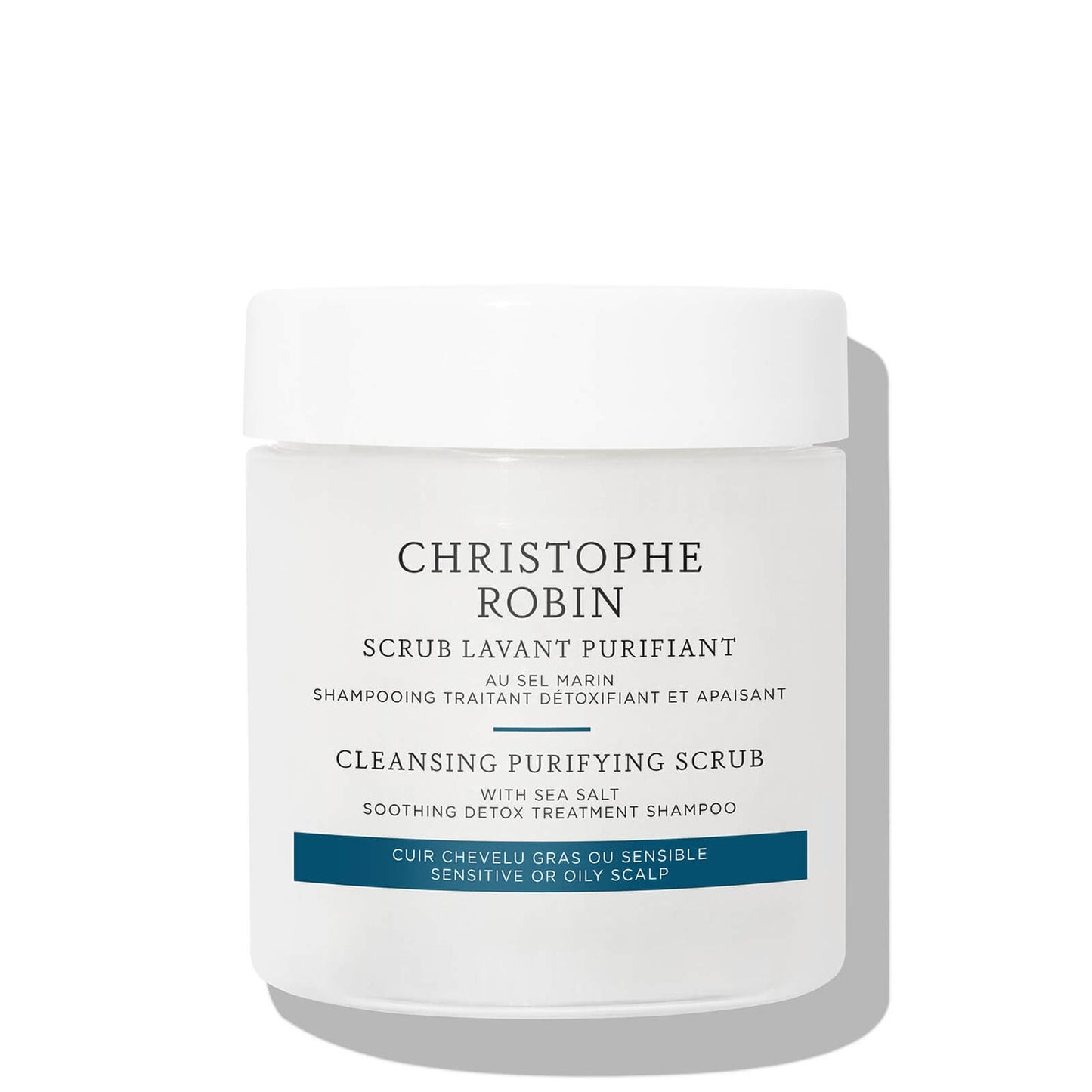 CHRISTOPHE ROBIN Cleansing Purifying Scrub with Sea Salt 75ml