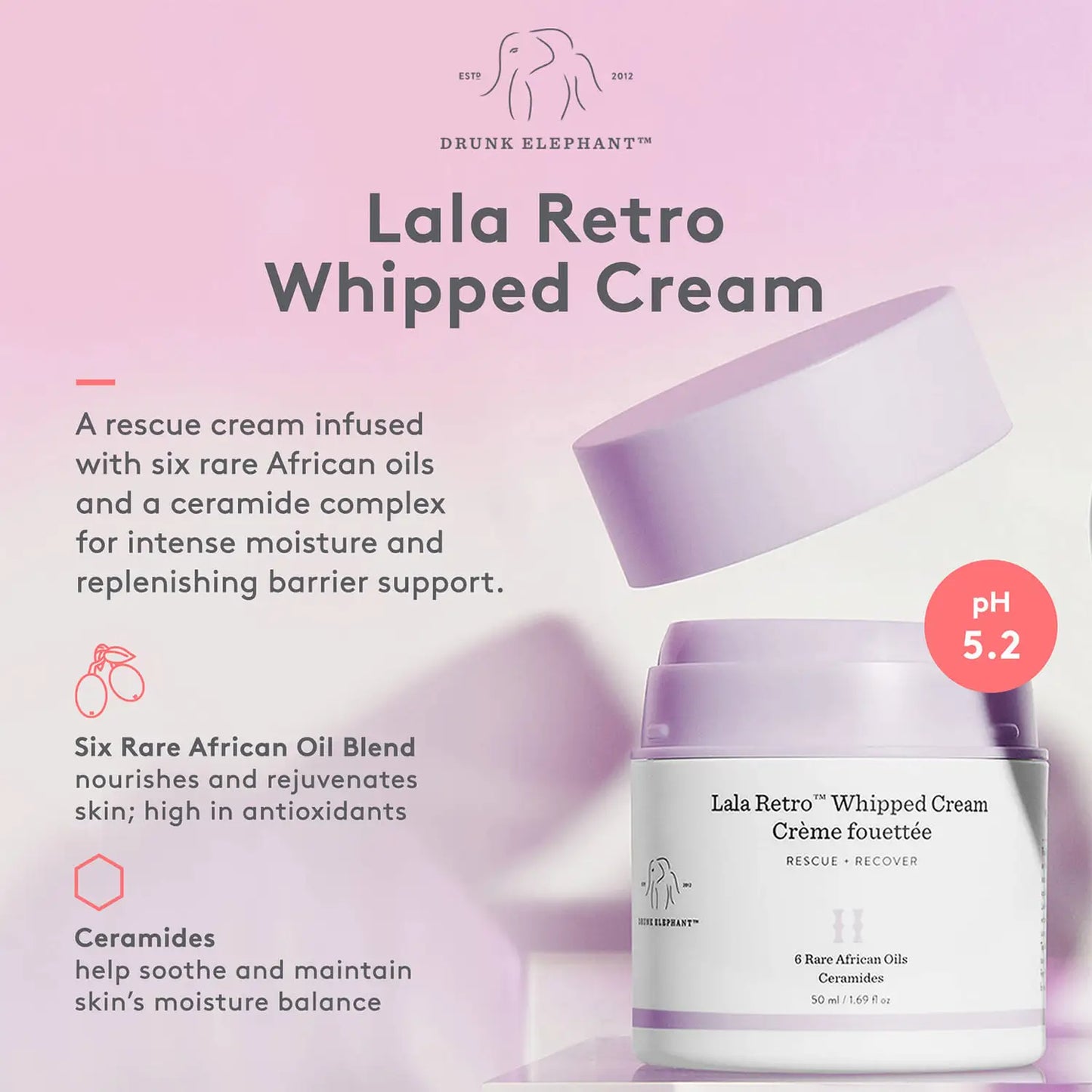 DRUNK ELEPHANT Lala Retro Whipped Cream