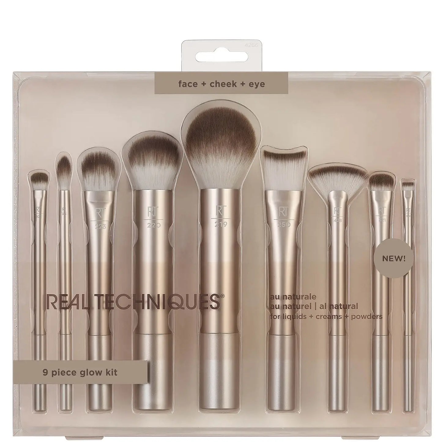 REAL TECHNIQUES Au Naturale Complete Brush Kit (Worth £75.91)