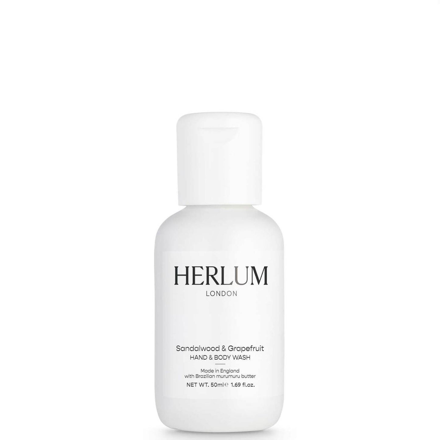 HERLUM Hand and Body Wash Sandalwood and Grapefruit 50ML