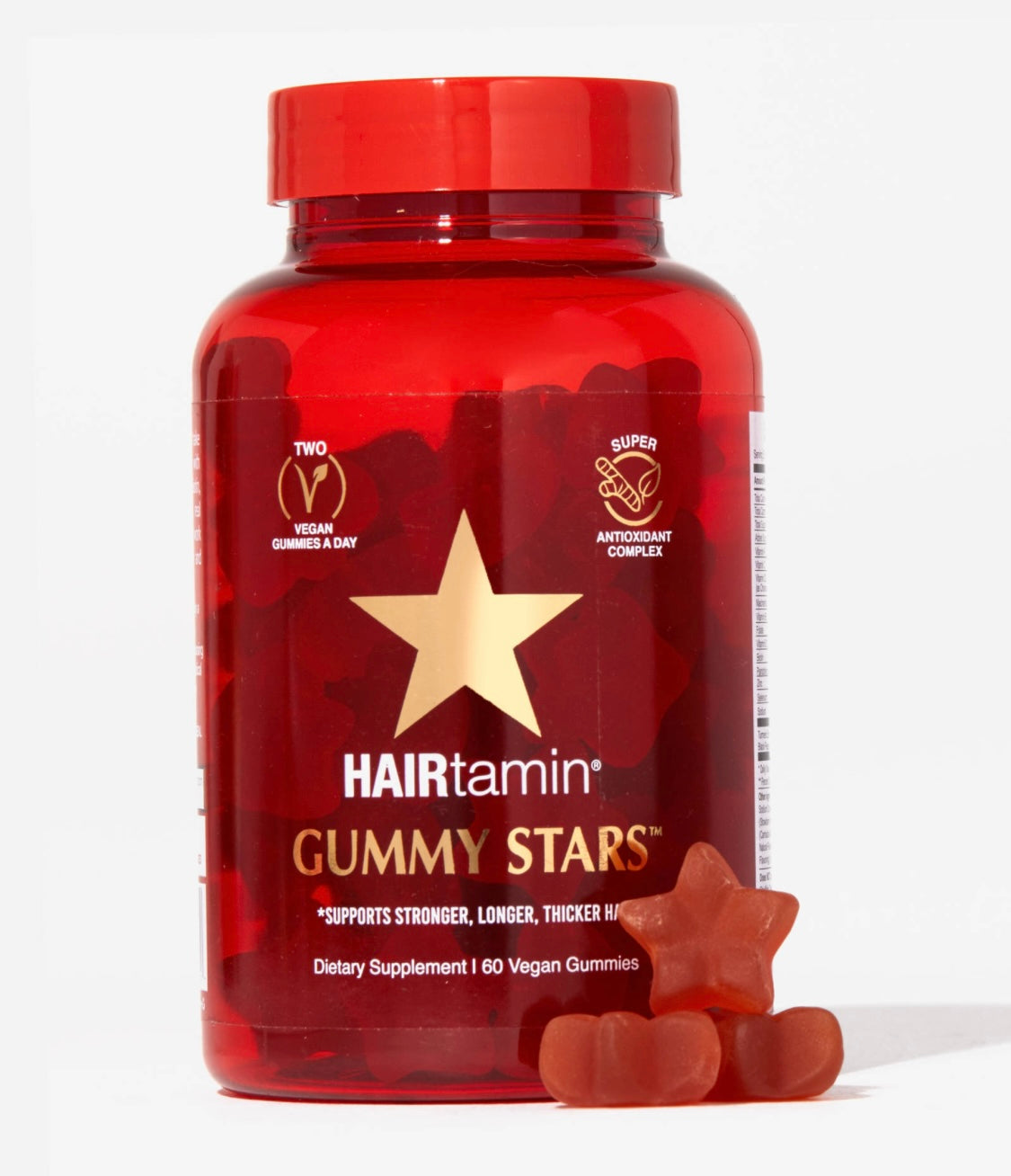 HAIRTAMIN Gummy Stars (28 vitamina vegane)