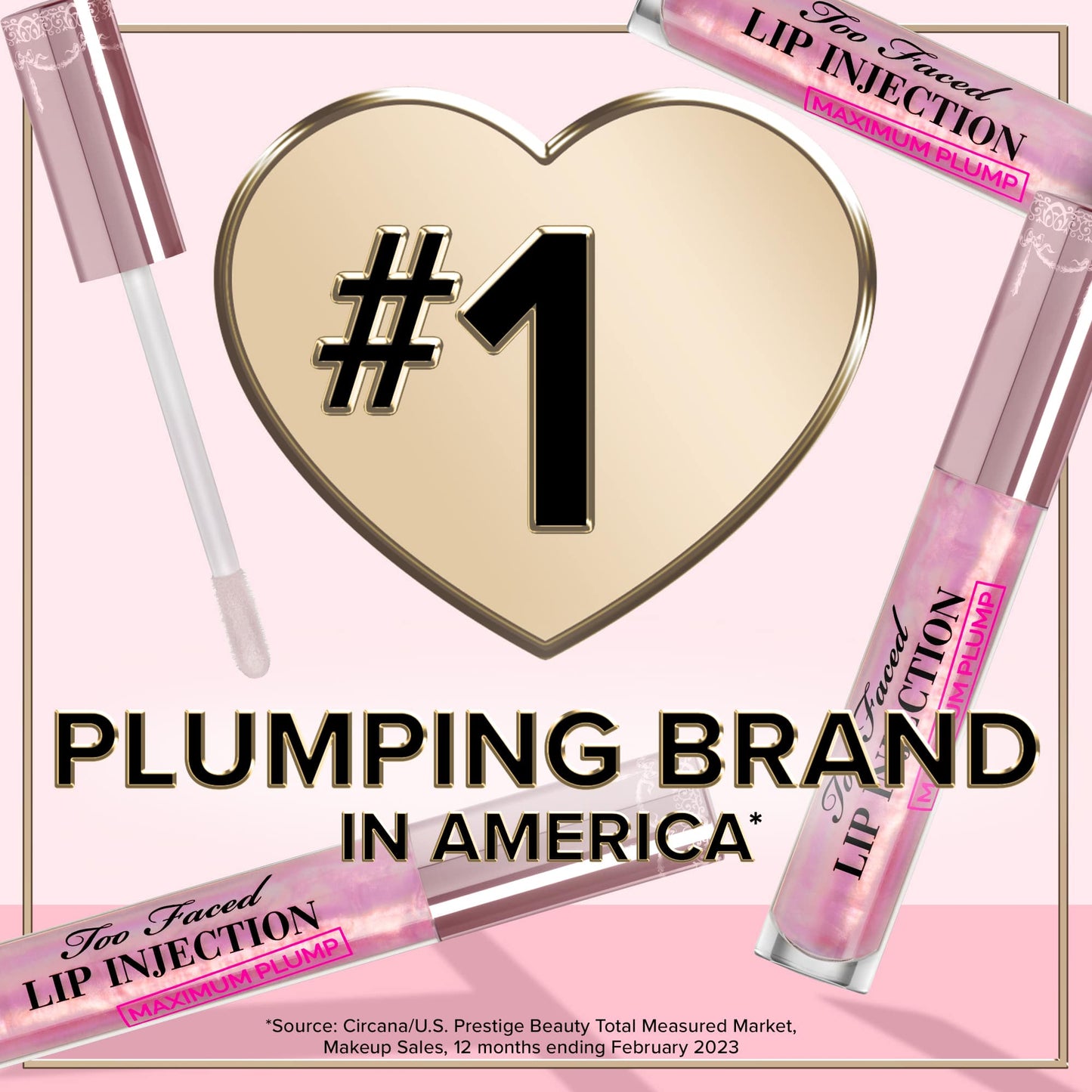 TOO FACED Plump & Pretty Kisses: Travel Size Lip Plumper Gloss Trio Set