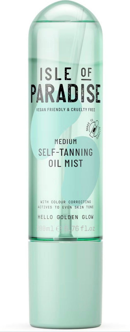 ISLE OF PARADISE Medium Self-Tanning Oil Mist 200ml