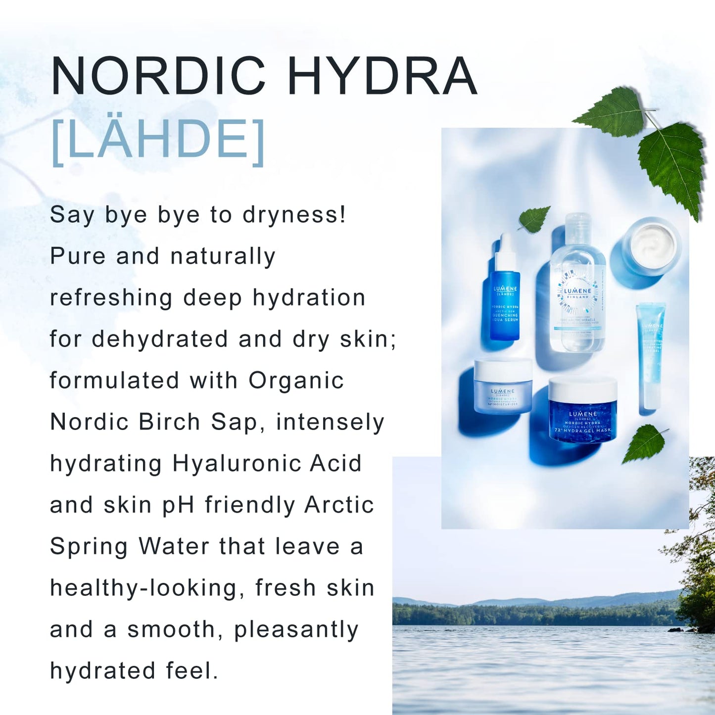 LUMENE Nordic Hydra [Lähde] Oxygen Recovery 72h Hydra Gel Mask 150 ml