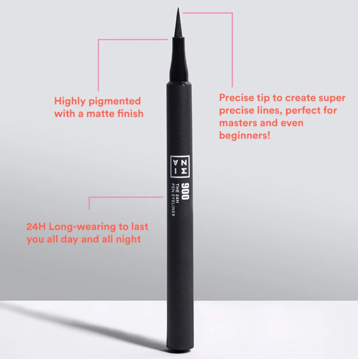 3INA The 24H Pen Eyeliner - Full size 1.2ML