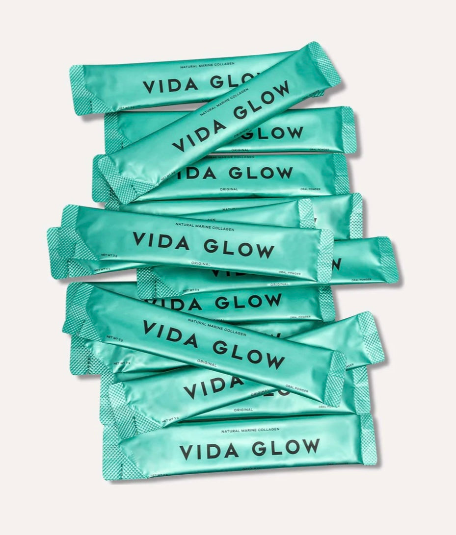 VIDA GLOW Natural Marine Collagen Sachets 6 Servings