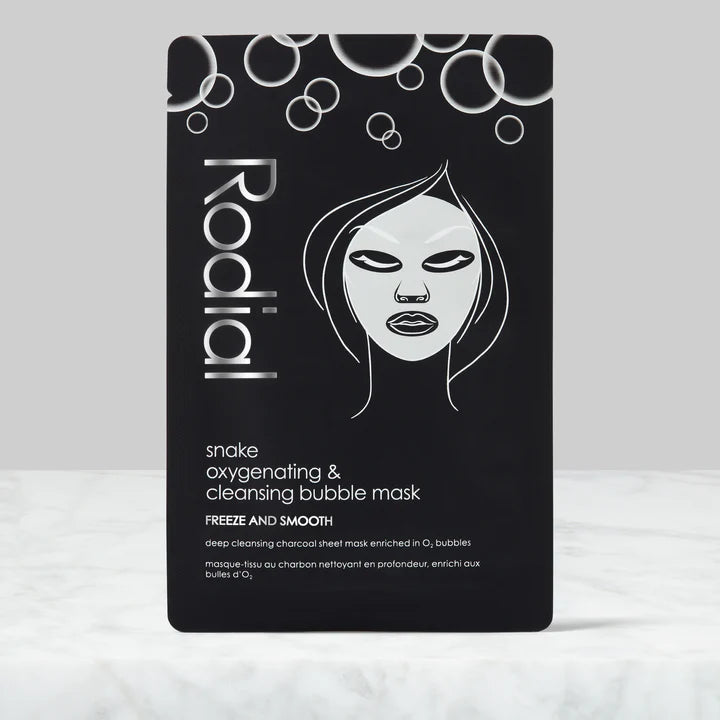 RODIAL Snake Oxygenating & Cleansing Bubble Sheet Mask