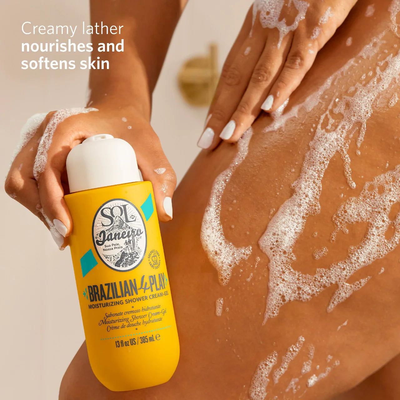 SOL DE JANEIRO Brazilian Play Moisturizing Shower Cream-Gel - 90 ml