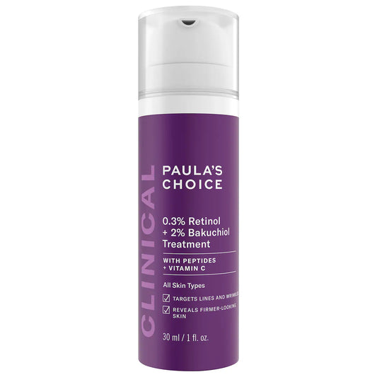 PAULA'S CHOICE Clinical 0.3% Retinol and 2% Bakuchiol Treatment 30 ml